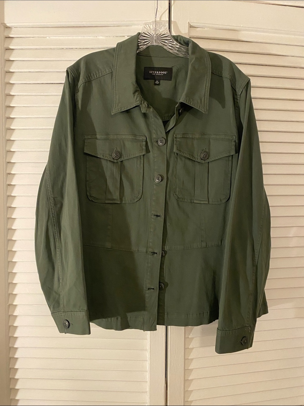 Liverpool Olive Green Utility Jacket